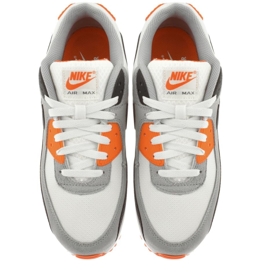 Nike white and orange trainers sale